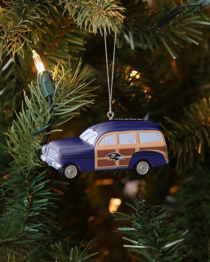 Baltimore Ravens Station Wagon Ornament FOCO - FOCO.com