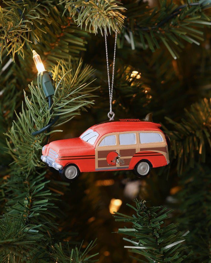 Cleveland Browns Station Wagon Ornament FOCO - FOCO.com