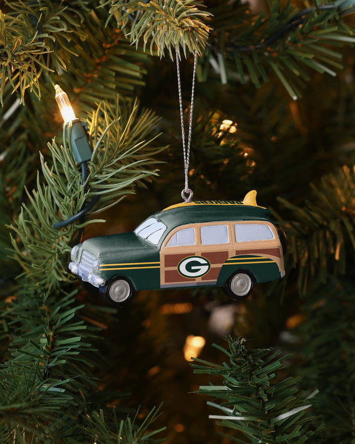 Green Bay Packers Station Wagon Ornament FOCO - FOCO.com