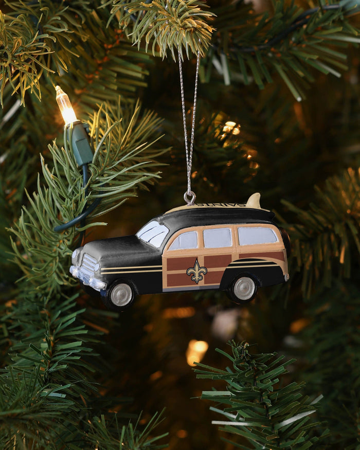 New Orleans Saints Station Wagon Ornament FOCO - FOCO.com