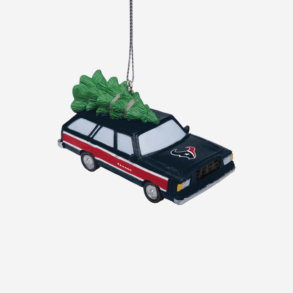 Houston Texans Station Wagon With Tree Ornament FOCO - FOCO.com