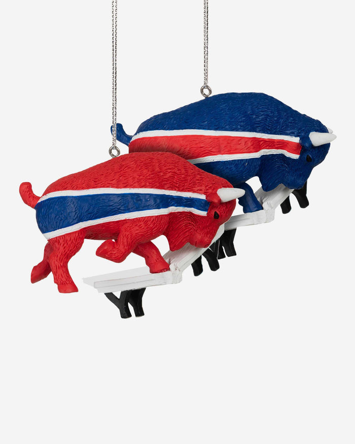 Buffalo Bills 2 Pack Thematic Ornament Set FOCO - FOCO.com