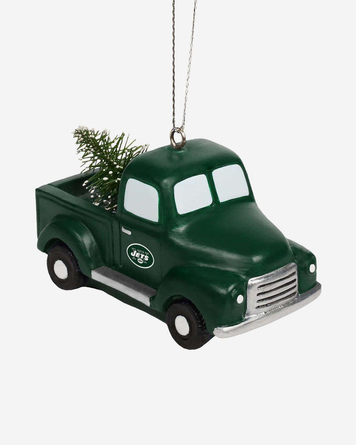 New York Jets Truck With Tree Ornament FOCO - FOCO.com