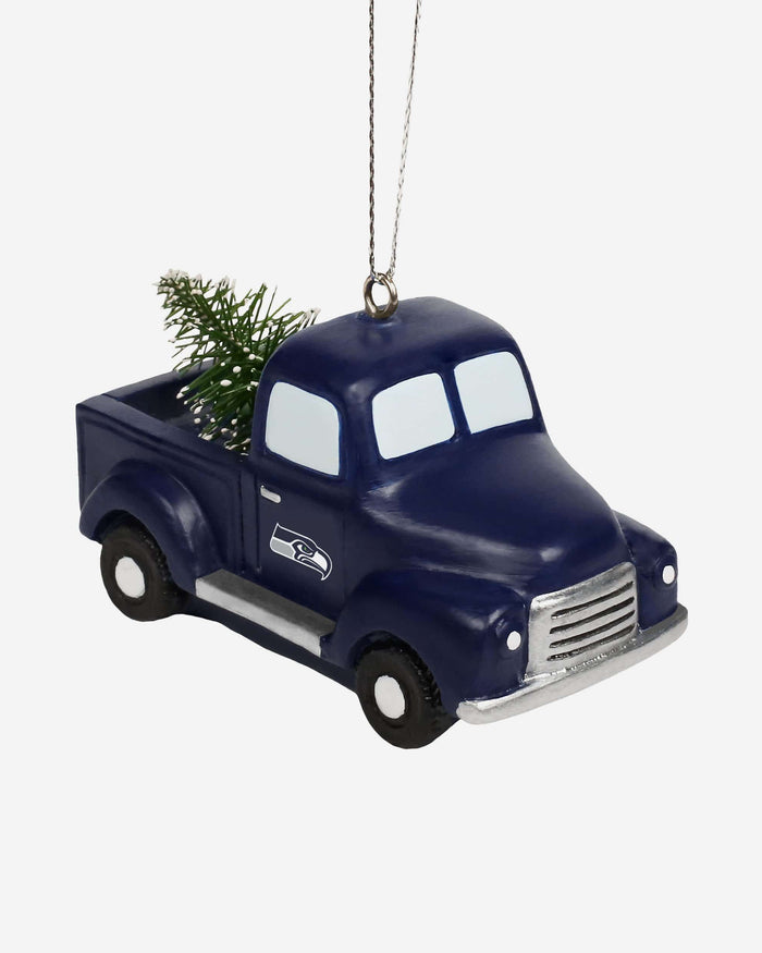 Seattle Seahawks Truck With Tree Ornament FOCO - FOCO.com