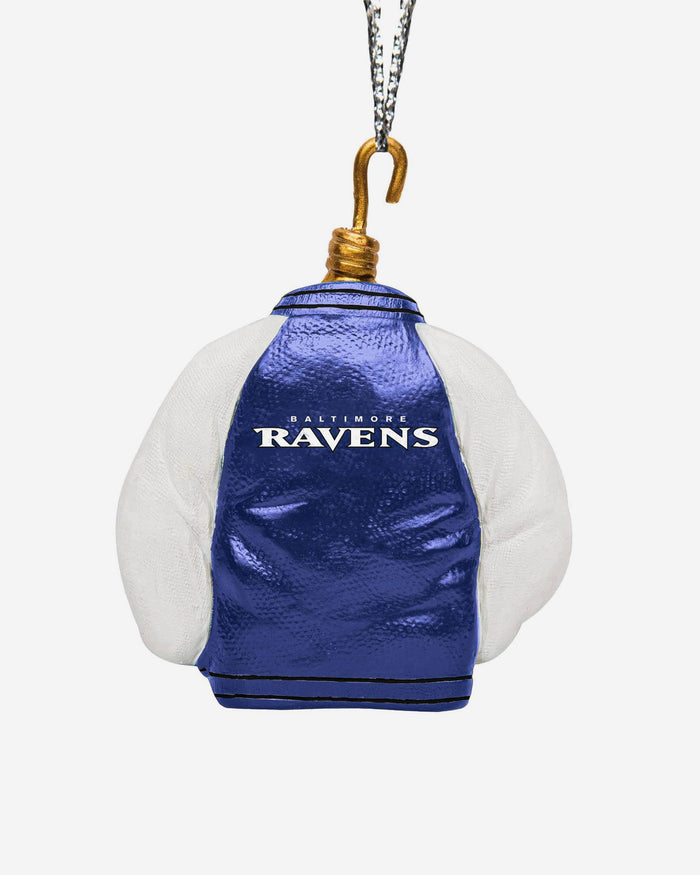 Baltimore Ravens Varsity Jacket Ornament FOCO - FOCO.com