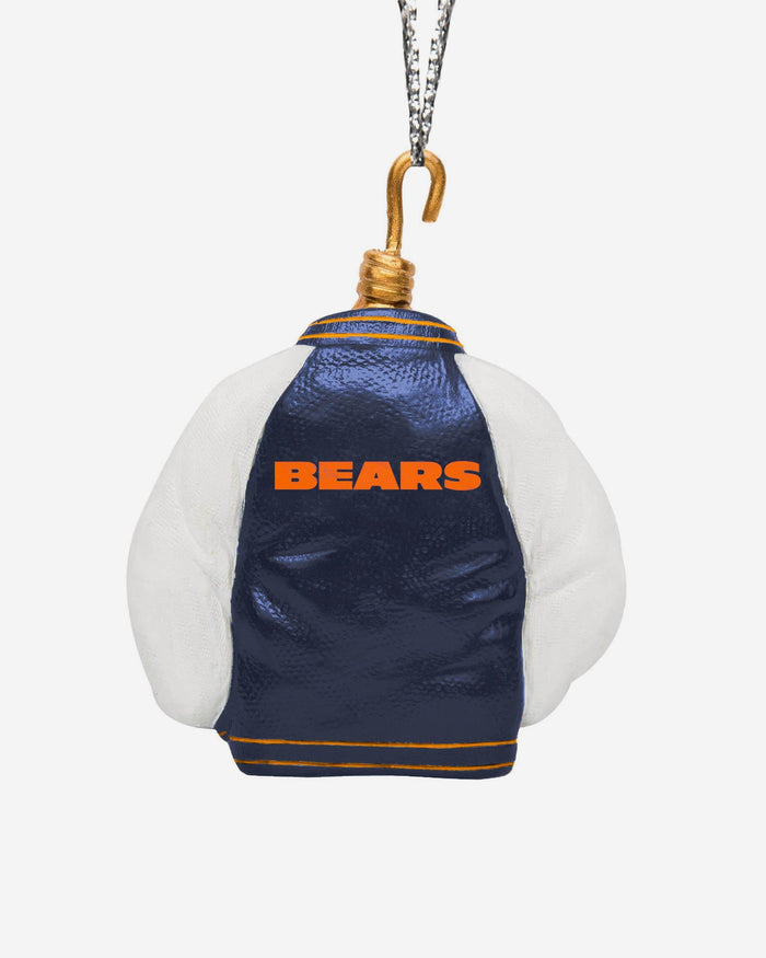 Chicago Bears Varsity Jacket Ornament FOCO - FOCO.com