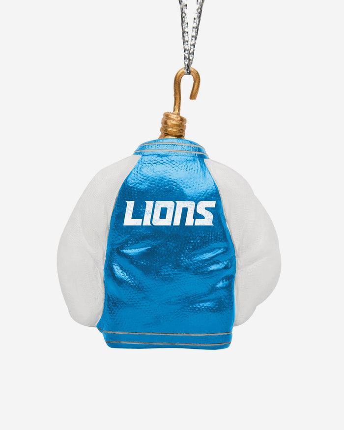 Detroit Lions Varsity Jacket Ornament FOCO - FOCO.com