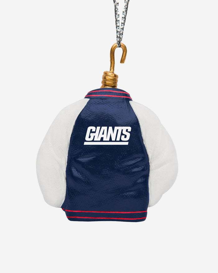 New York Giants Varsity Jacket Ornament FOCO - FOCO.com