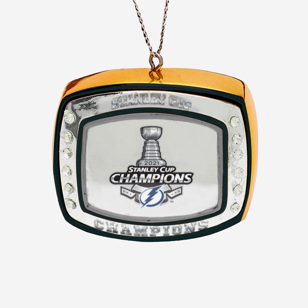 Tampa Bay Lightning 2021 Stanley Cup Champions Ring Ornament FOCO - FOCO.com