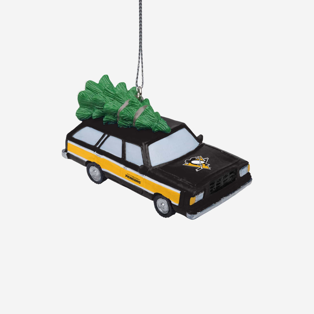 Pittsburgh Penguins Station Wagon With Tree Ornament FOCO - FOCO.com