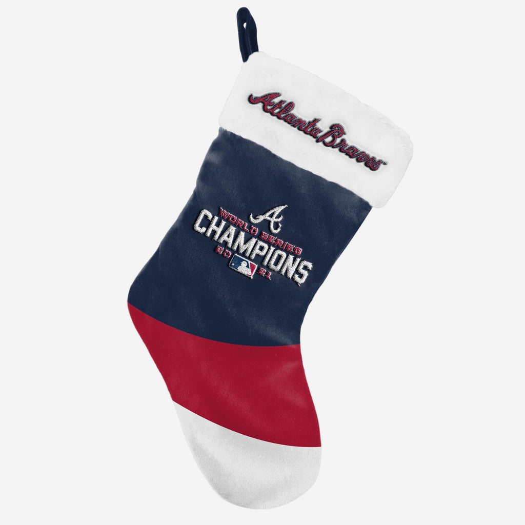 Atlanta Braves 2021 World Series Champions Basic Stocking FOCO - FOCO.com