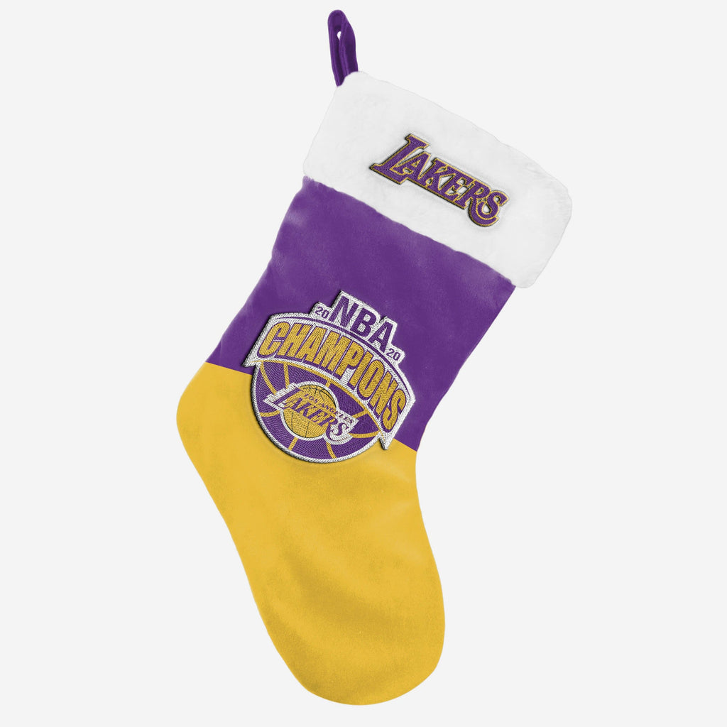 Los Angeles Lakers 2020 NBA Champions Basic Stocking FOCO - FOCO.com