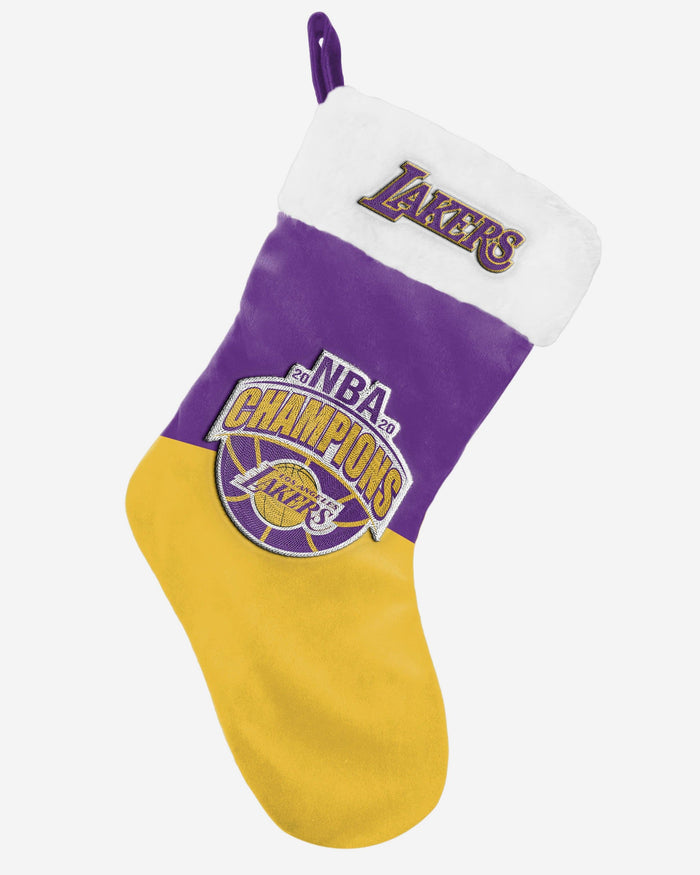 Los Angeles Lakers 2020 NBA Champions Basic Stocking FOCO - FOCO.com