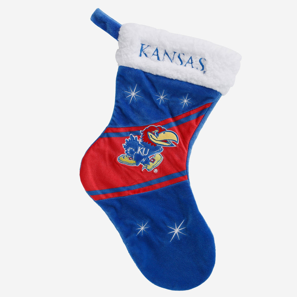 Kansas Jayhawks High End Stocking FOCO - FOCO.com