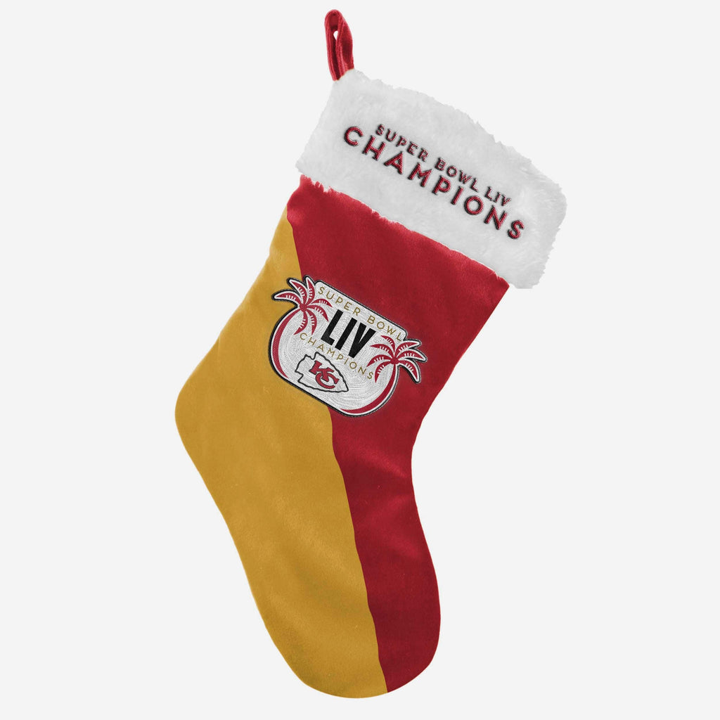 Kansas City Chiefs Super Bowl LIV Champions Stocking FOCO - FOCO.com