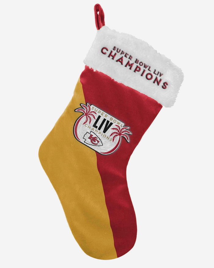 Kansas City Chiefs Super Bowl LIV Champions Stocking FOCO - FOCO.com