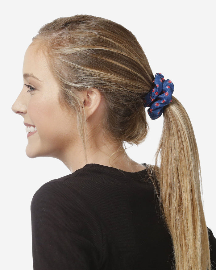 Chicago Cubs Mini Print 3 Pack Scrunchies FOCO - FOCO.com