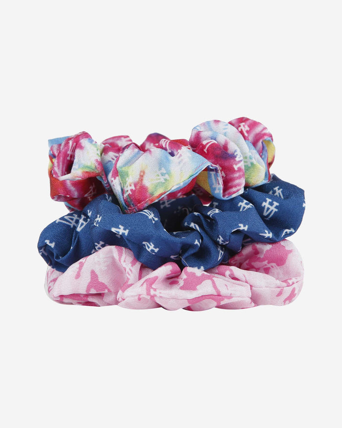 Los Angeles Dodgers Mini Print 3 Pack Scrunchies FOCO - FOCO.com