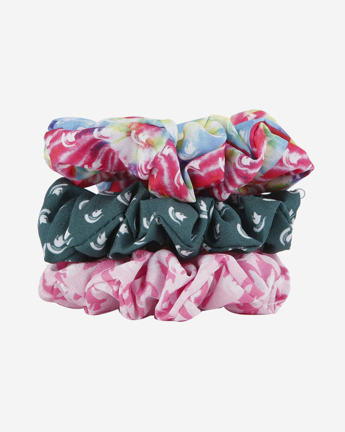 Michigan State Spartans Mini Print 3 Pack Scrunchies FOCO - FOCO.com