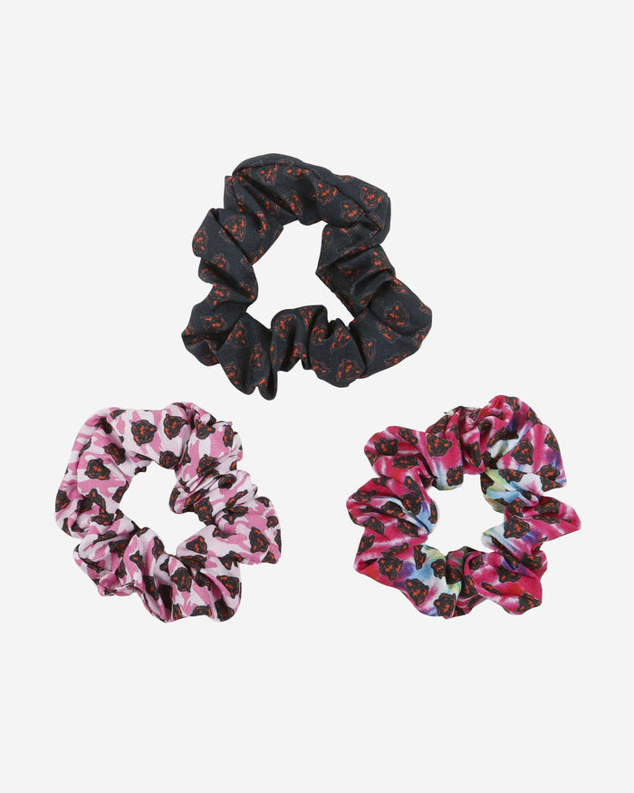 Chicago Bears Mini Print 3 Pack Scrunchies FOCO - FOCO.com