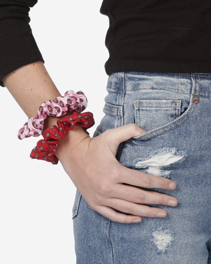 San Francisco 49ers Mini Print 3 Pack Scrunchies FOCO - FOCO.com