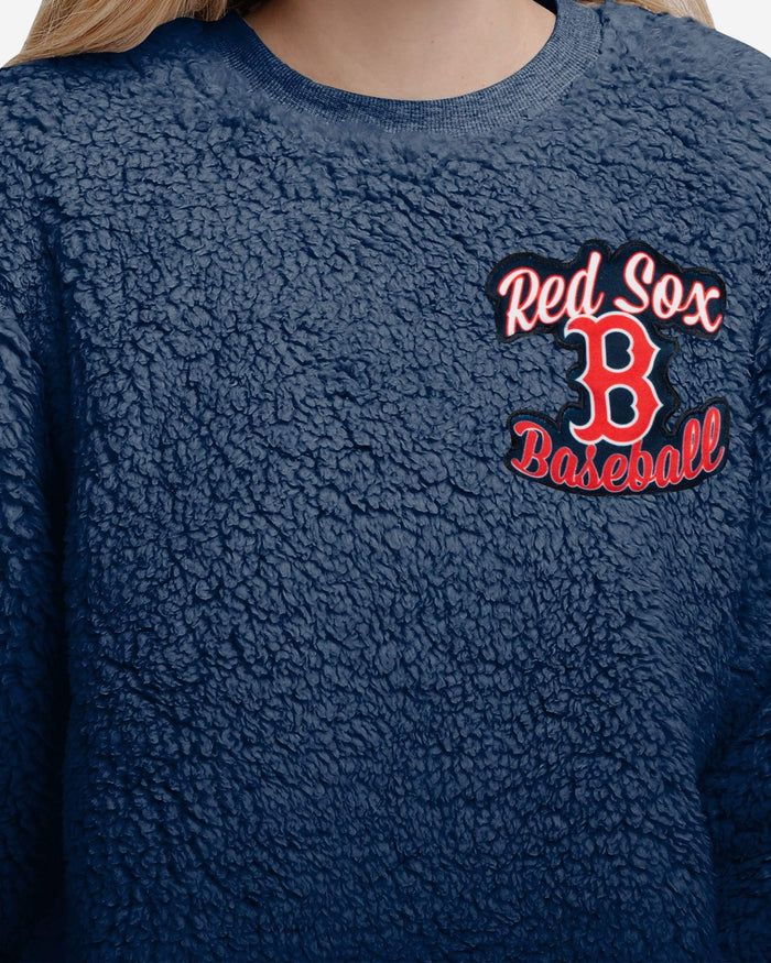 Boston Red Sox Womens Sherpa Lounge Set FOCO - FOCO.com