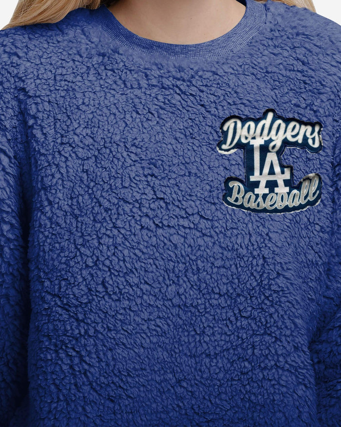 Los Angeles Dodgers Womens Sherpa Lounge Set FOCO - FOCO.com