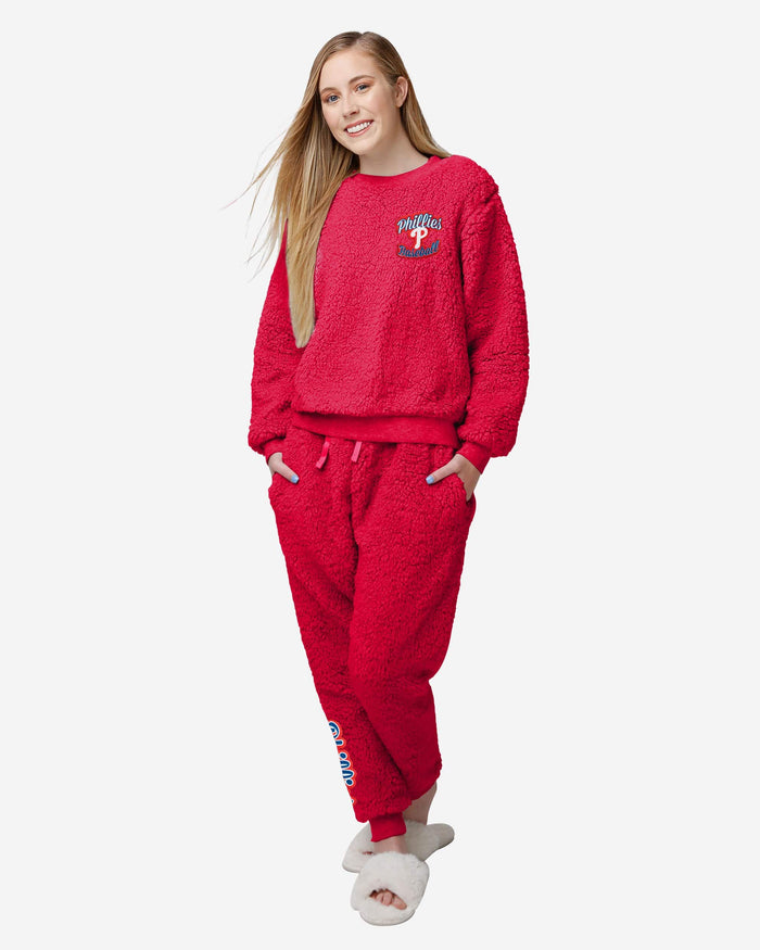 Philadelphia Phillies Womens Sherpa Lounge Set FOCO S - FOCO.com