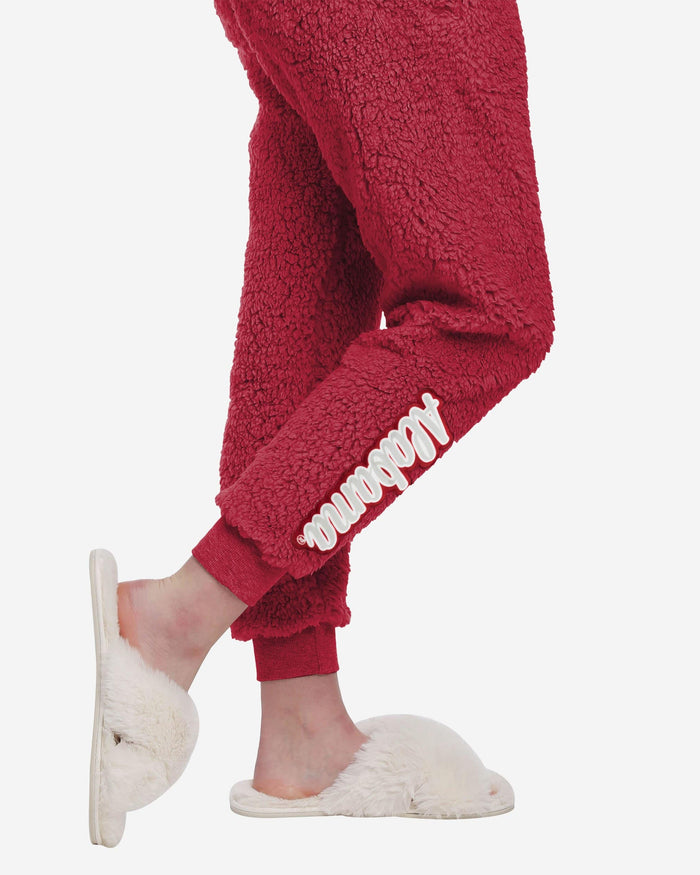 Alabama Crimson Tide Womens Sherpa Lounge Set FOCO - FOCO.com