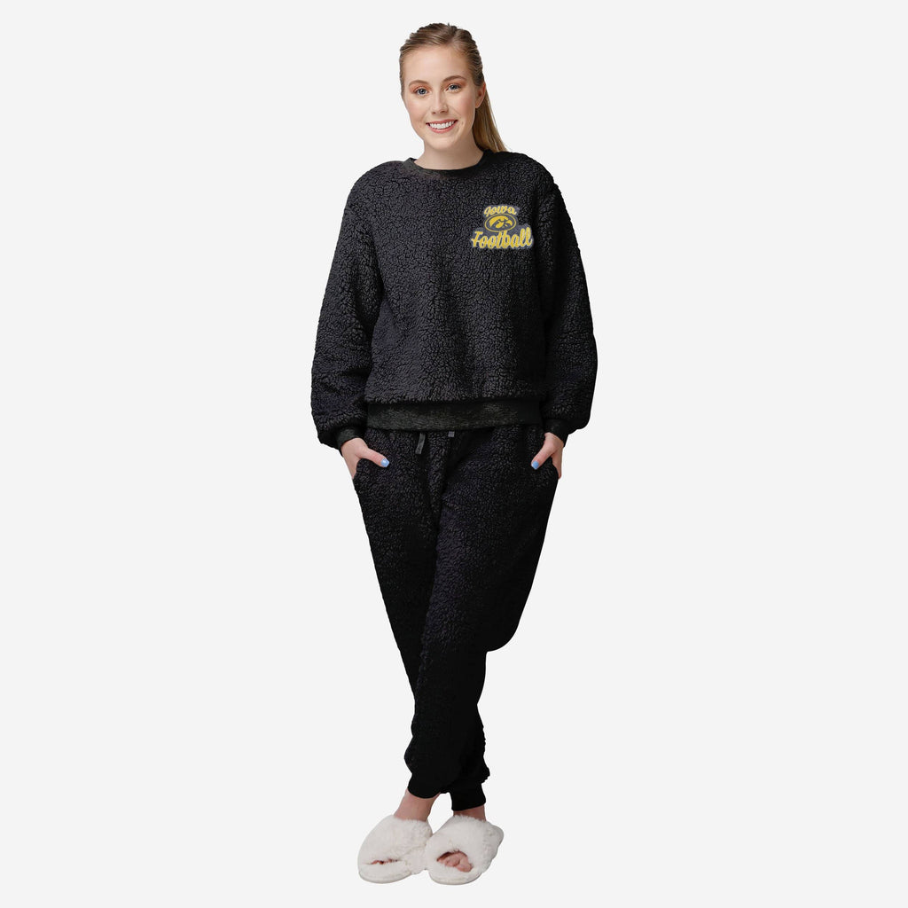 Iowa Hawkeyes Womens Sherpa Lounge Set FOCO S - FOCO.com