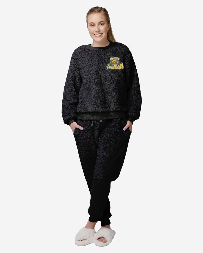 Iowa Hawkeyes Womens Sherpa Lounge Set FOCO S - FOCO.com