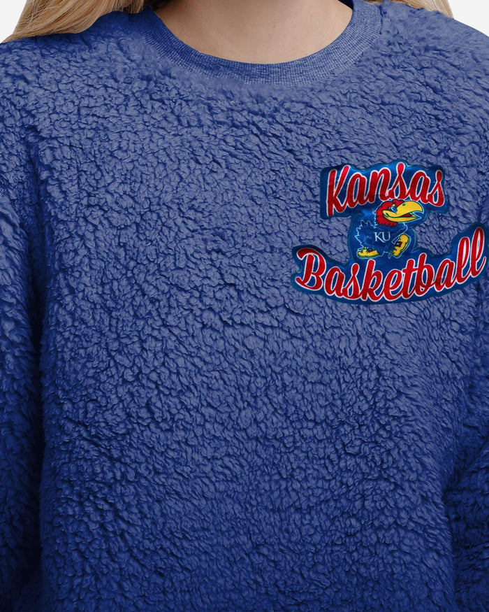 Kansas Jayhawks Womens Sherpa Lounge Set FOCO - FOCO.com