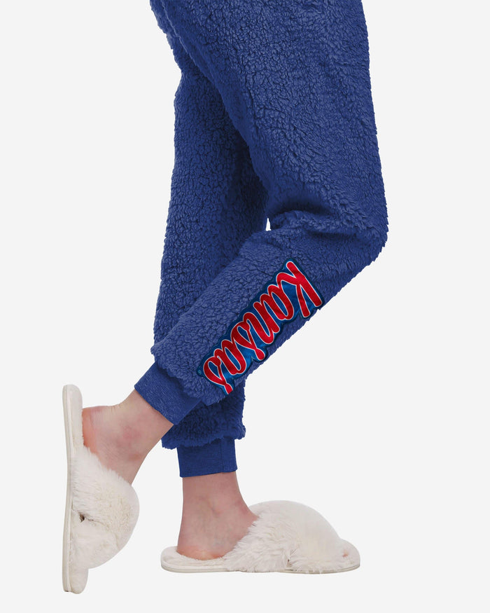 Kansas Jayhawks Womens Sherpa Lounge Set FOCO - FOCO.com