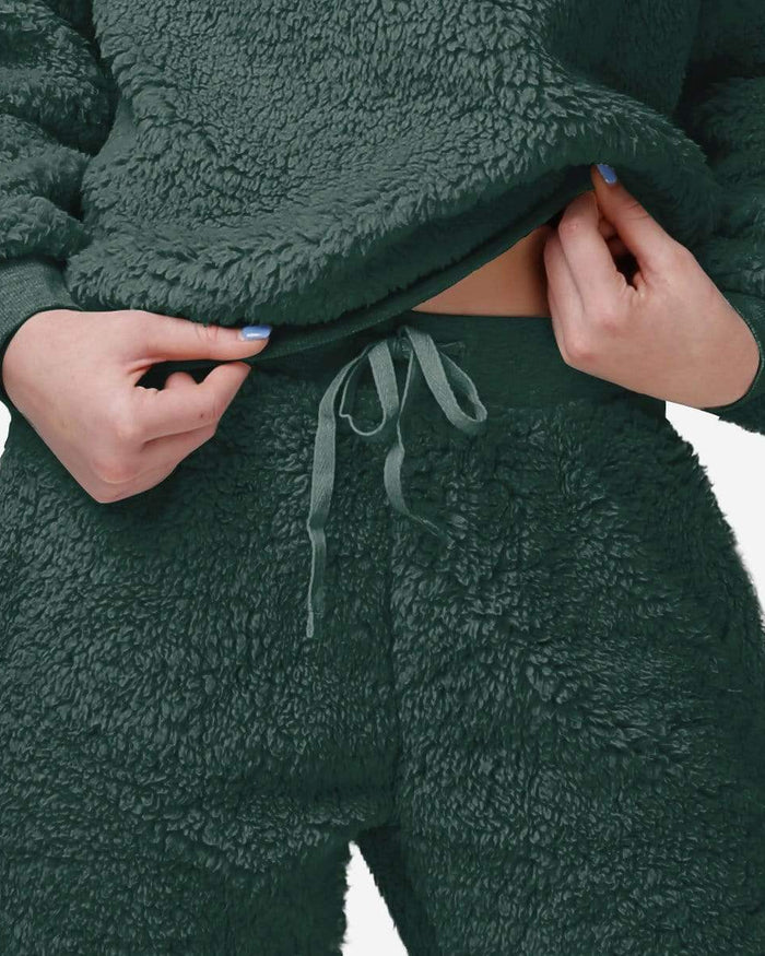 Michigan State Spartans Womens Sherpa Lounge Set FOCO - FOCO.com