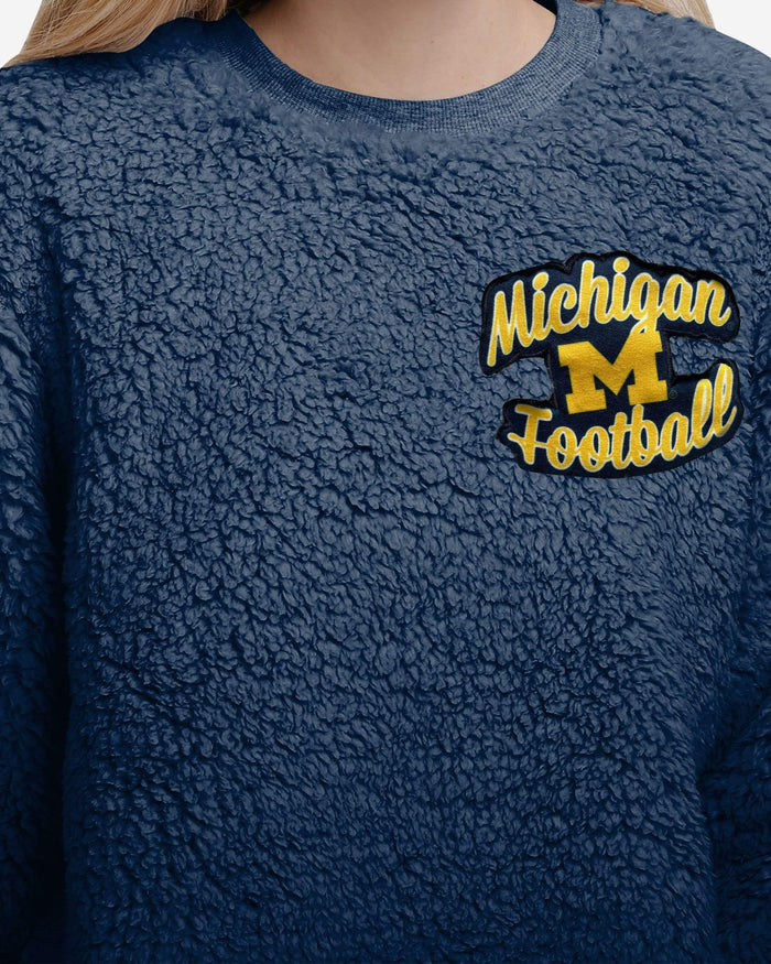 Michigan Wolverines Womens Sherpa Lounge Set FOCO - FOCO.com