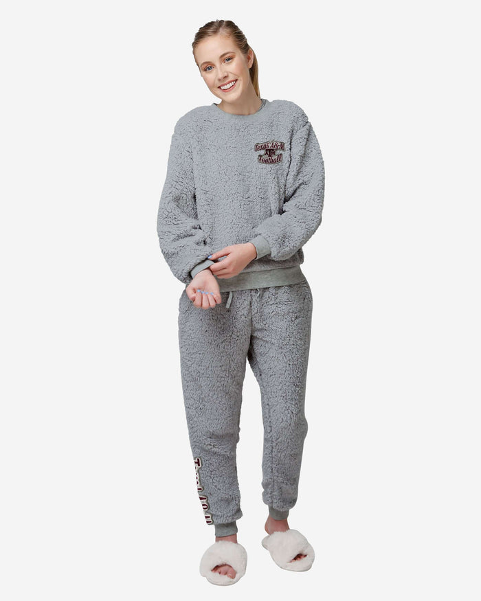 Texas A&M Aggies Womens Sherpa Lounge Set FOCO S - FOCO.com