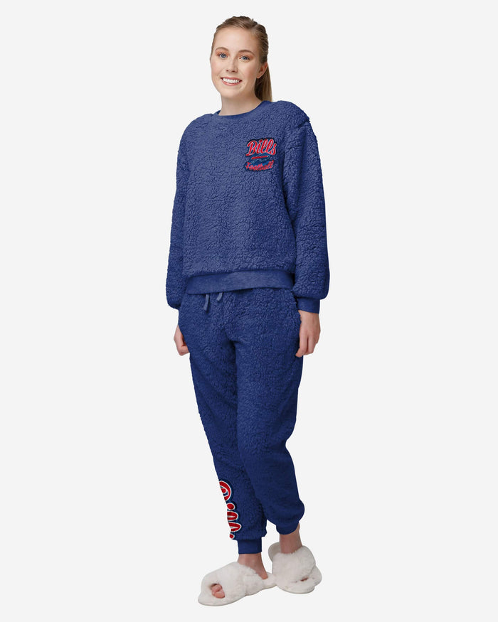 Buffalo Bills Womens Sherpa Lounge Set FOCO S - FOCO.com