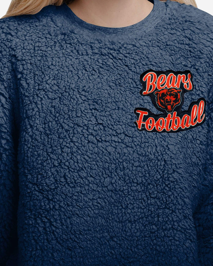 Chicago Bears Womens Sherpa Lounge Set FOCO - FOCO.com