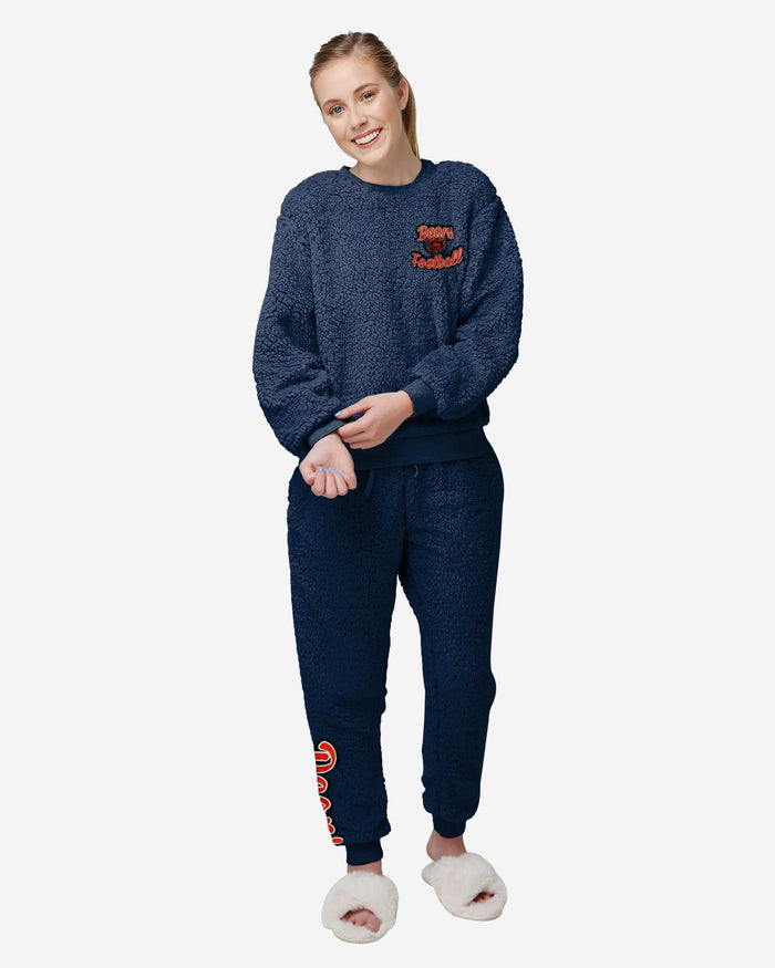 Chicago Bears Womens Sherpa Lounge Set FOCO S - FOCO.com