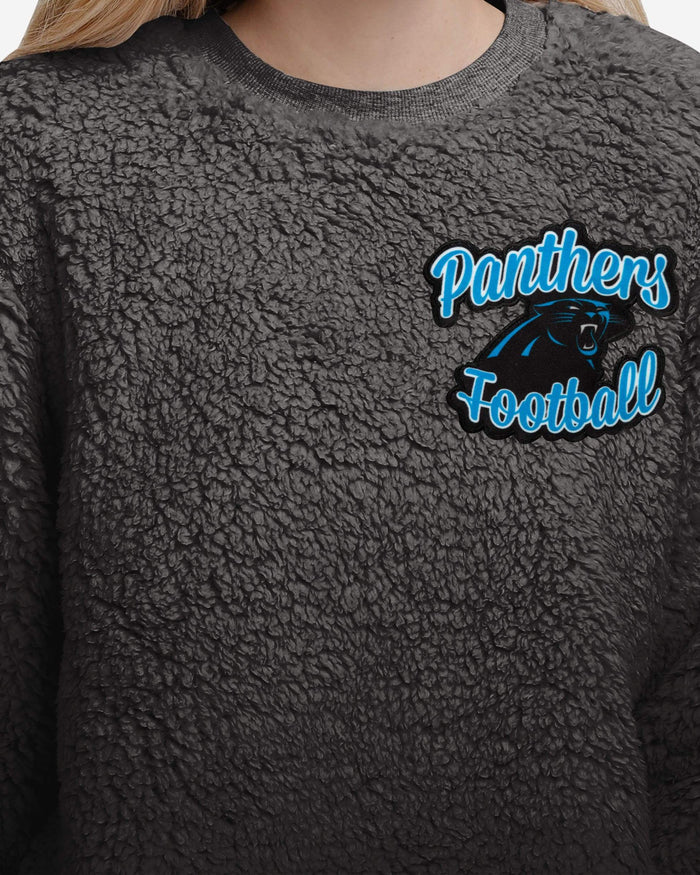 Carolina Panthers Womens Sherpa Lounge Set FOCO - FOCO.com