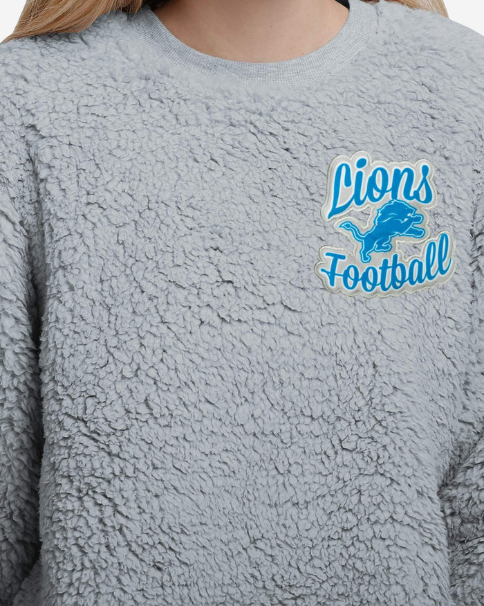 Detroit Lions Womens Sherpa Lounge Set FOCO - FOCO.com