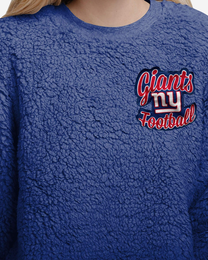 New York Giants Womens Sherpa Lounge Set FOCO - FOCO.com