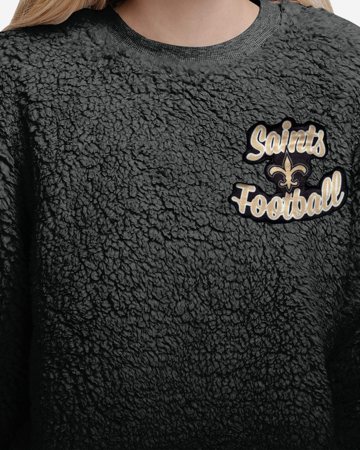 New Orleans Saints Womens Sherpa Lounge Set FOCO - FOCO.com