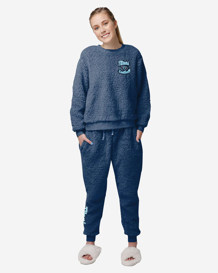Tennessee Titans Womens Sherpa Lounge Set FOCO S - FOCO.com