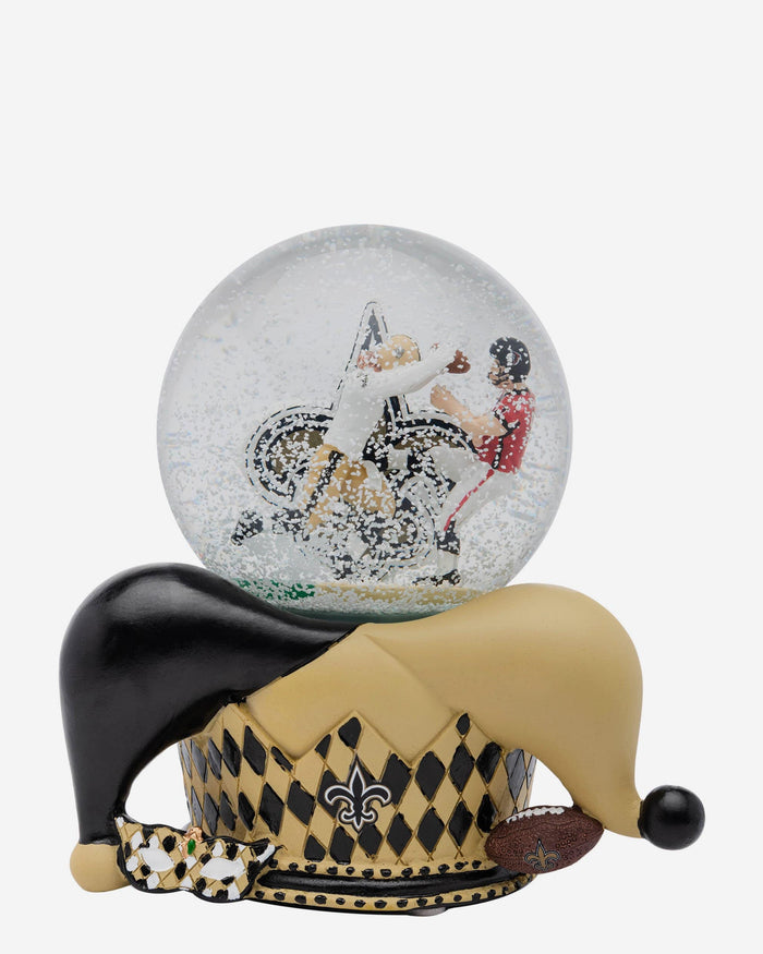 New Orleans Saints Iconic Moment Snow Globe FOCO - FOCO.com