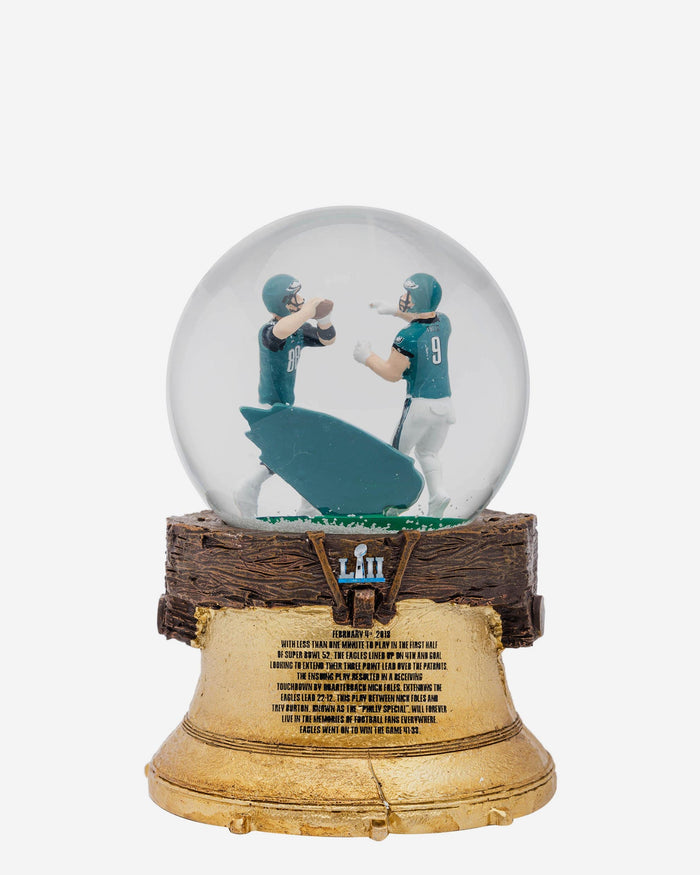 Philadelphia Eagles Iconic Moment Snow Globe FOCO - FOCO.com