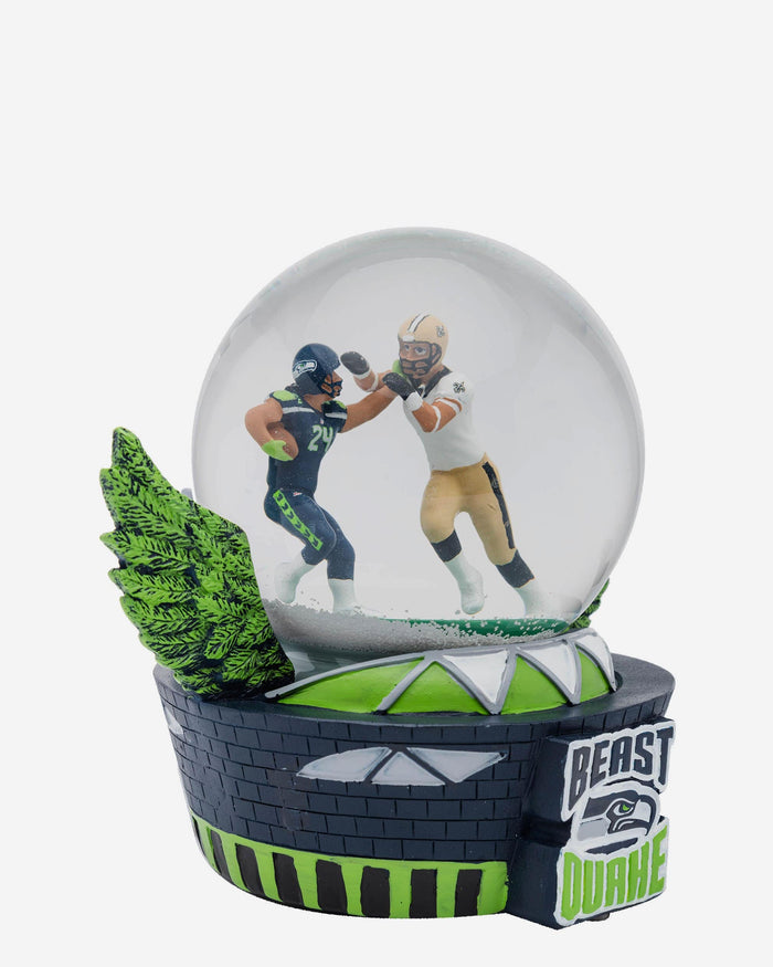 Seattle Seahawks Iconic Moment Snow Globe FOCO - FOCO.com