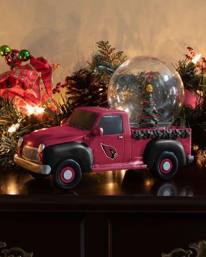 Arizona Cardinals Pickup Truck Snow Globe FOCO - FOCO.com