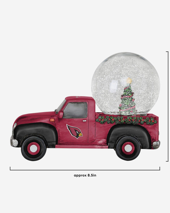 Arizona Cardinals Pickup Truck Snow Globe FOCO - FOCO.com