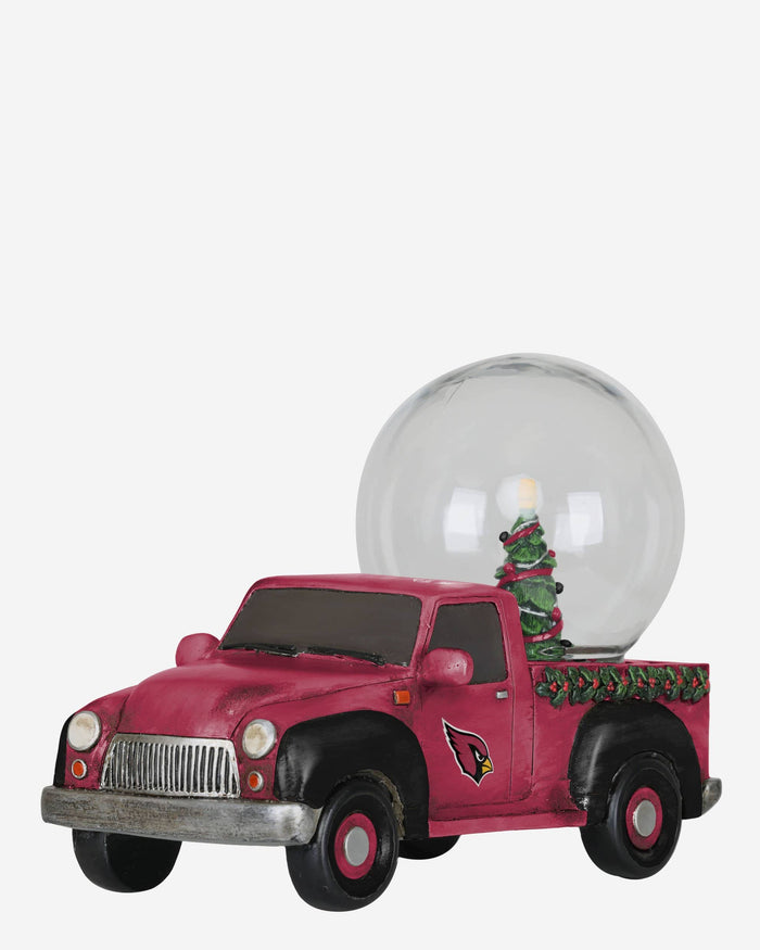 Arizona Cardinals Pickup Truck Snow Globe FOCO - FOCO.com